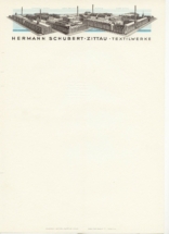 ZITTAU-Briefbogen-um-1935-Textilwerke-Hermann-Schubert